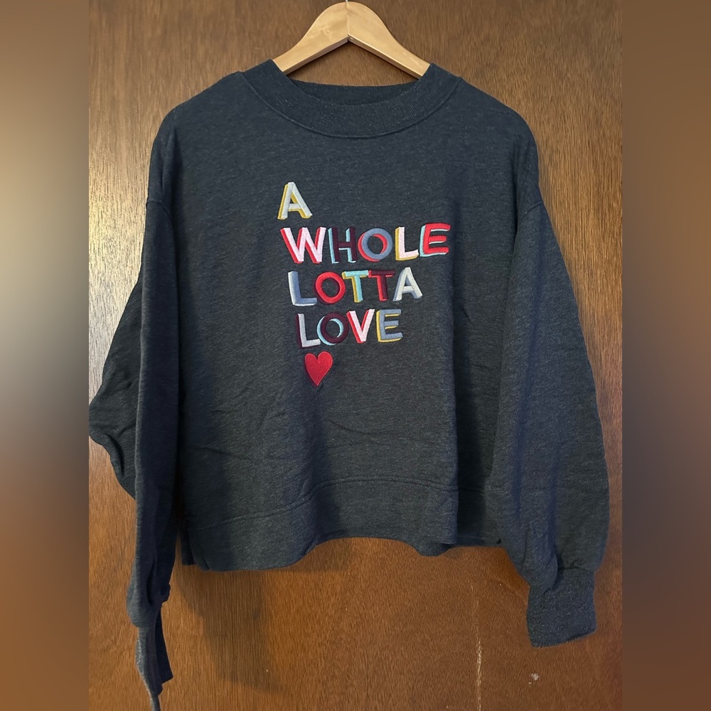 OLD NAVY A Whole Lotta Love Sweatshirt